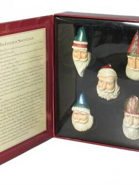 5 Hallmark The Legend of Santa Claus Jubilee Edition Ornament w Gift Box QXC4585